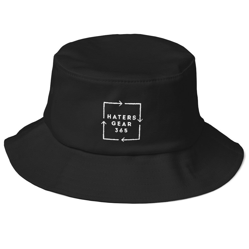 Old School Bucket Hat with Arrow Logo