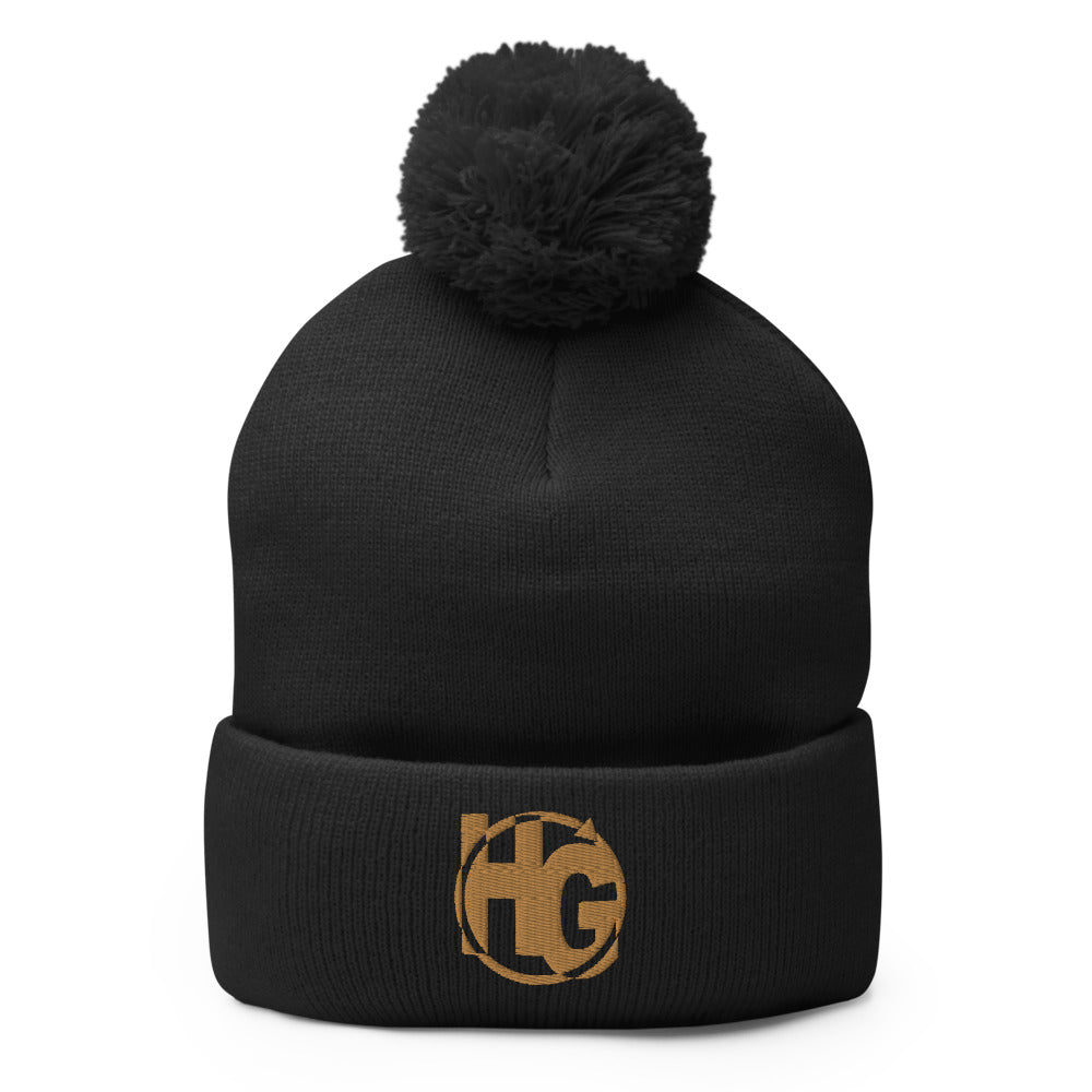 HG365 Pom-Pom Beanie (Old Gold)