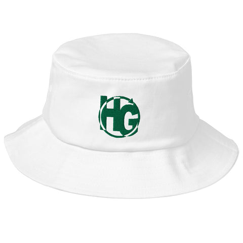 Old School Bucket Hat (Green Logo)