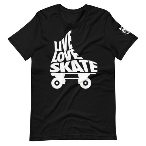 "Live Love Skate Logo" Unisex T-Shirt
